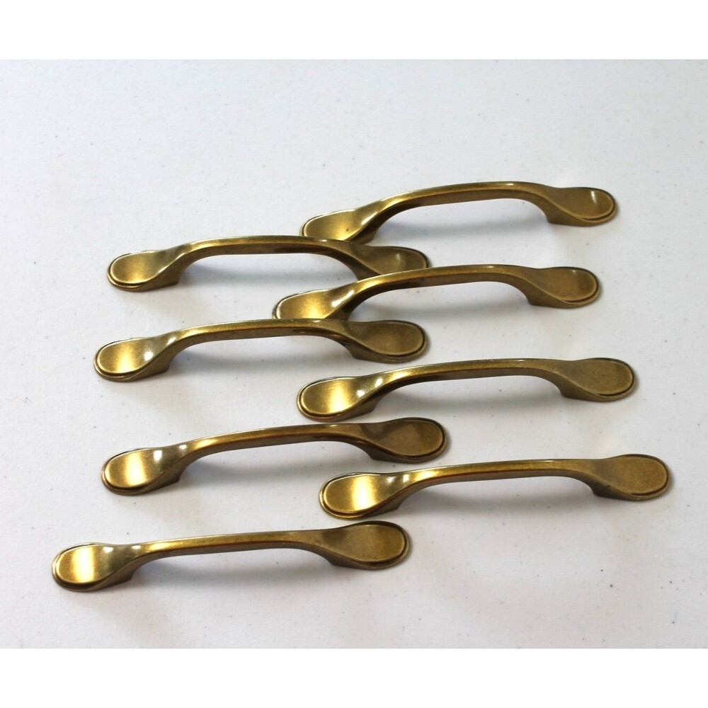 8-Hickory Hardware Solid Core Kitchen Cabinet Pulls 3" Hole Centers P14444-3